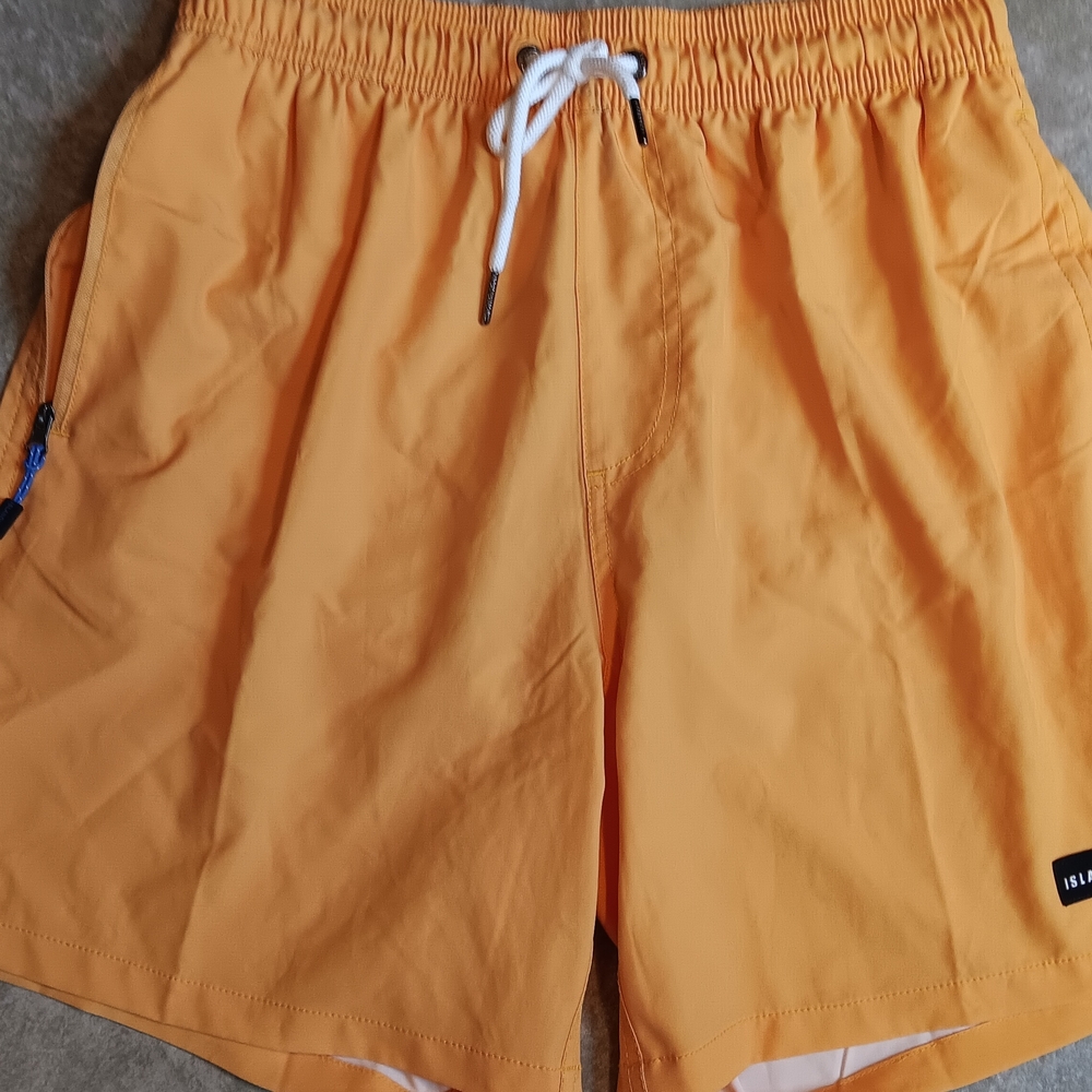 Islandhaze Orange Athletic Shorts